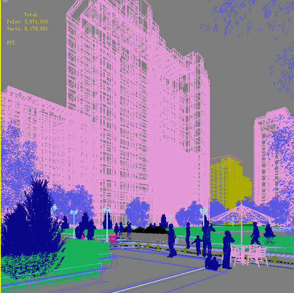 modern apartment building 3d max - 3D Building 021... by sundynasty